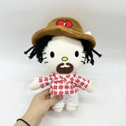 Hello Kitty как плохой кролик, мультяшная плюшевая кукла, плюшевые игрушки, милые анимационные игрушки для мальчиков и девочек, подарки на день рождения и Рождество