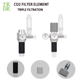 ZRDR Аквариум CO2 генератор, фильтрующий элемент трубка для аквариума CO2 углеродное волокно фильтрующий элемент аксессуары фильтрующий элемент