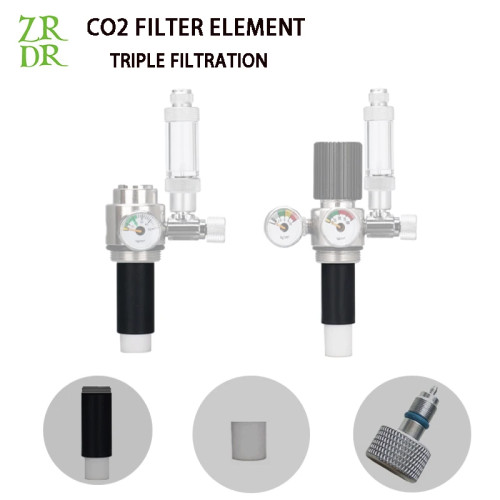 ZRDR Аквариум CO2 генератор, фильтрующий элемент трубка для аквариума CO2 углеродное волокно фильтрующий элемент аксессуары фильтрующий элемент