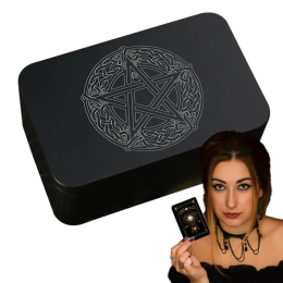 Держатель для карт памяти Tarot, металлический органайзер для карт, многоразовый портативный защитный чехол для игровых карт