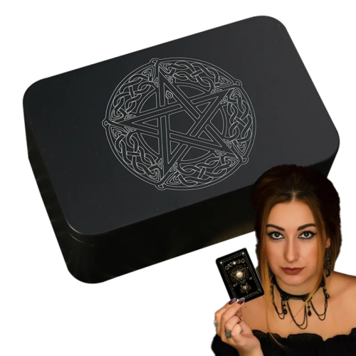 Держатель для карт памяти Tarot, металлический органайзер для карт, многоразовый портативный защитный чехол для игровых карт