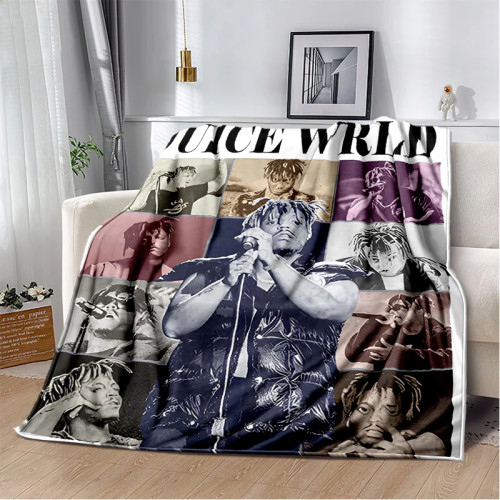 Новый стиль 2025 года, одеяло Juice WRLD 999 Legend Rapper Album, мягкое одеяло для дома, спальни, кровати, дивана, дорожное покрытие, подарок для ребенка