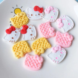 10 шт. новый Hello Kitty милый мультфильм животное котенок смола кабошон Скрапбукинг DIY ювелирные изделия шпилька ремесло украшения аксессуары