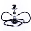 Двойные шланги Набор трубок для кальяна Nargile Chicha Sheesha Chicha Narguile Completo Чаша Угольные щипцы Стеклянная трубка для курения кальяна