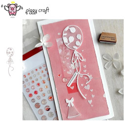 Piggy Craft металлические штампы для резки, форма для резки, цветочный шар, скрапбук, нож для рукоделия, форма, лезвие, трафареты, штампы