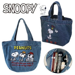 Kawaii Snoopy сумки модные женские портативные легкие сумки на молнии милые мультяшные винтажные женские сумки-бенто кошелек для покупок