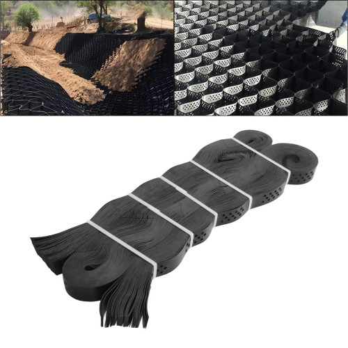 9x17 футов гравийная сетка для заземления HDPE складная стабилизирующая сетка для шеоцелла для садовой подъездной дороги, сетка для стабилизации заземления