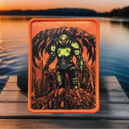Нашивки на липучке с принтом Doom Morale Guy для одежды, тактический значок, военная армейская повязка на руку, декоративная наклейка на рюкзак