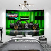 Гобелен 90x150 см с рисунком из полиэстера HOONIGANS, декоративный гобелен для гаража или улицы