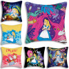 Наволочки для подушек Disney «Алиса в стране чудес», мультяшный Диванный декоративный домашний двухсторонний милый плюшевый чехол для подушки с принтом