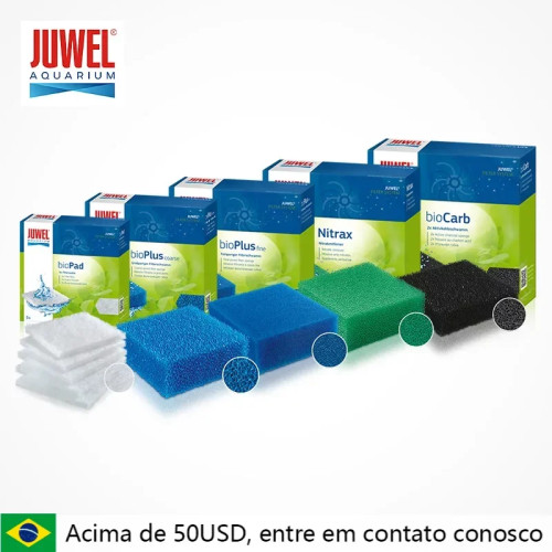 Биохимический фильтр Juwel Nitrax Bioflow 3,0 6,0, хлопковый тонкий грубый/нитрат/углерод для аквариума, органический хлопок