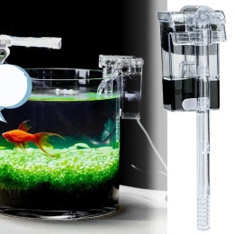 Настенный водопадный фильтр для аквариума, очистка воды, USB/вилка, погружная фильтрация, подвеска-водопад «три в одном»