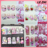 Y2K Spicy Girl Sanrio Hello Kitty наклейка для ногтей ручной работы для вечеринки, клубника, блестящие блестки, пятиконечная звезда, алмазные накладные ногти