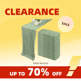 Clearance_10 шт. марлевая дорожка для стола в стиле бохо марлевая дорожка для стола 40x270 см романтическая дорожка для стола для свадьбы, свадебного душа, рождения