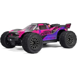 Грузовик 1/10 VORTEKS 4X4 223S BLX БЕСЩЕТОЧНЫЙ Стадионный грузовик RTR (аккумулятор и зарядное устройство в комплект не входит) с DSC, фиолетовый, ARA430
