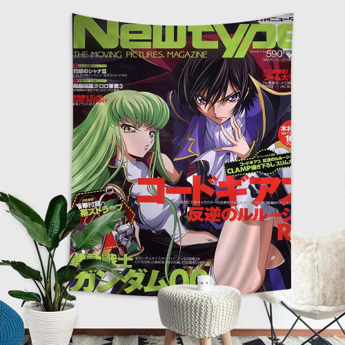 Code Geass классический японский аниме мультфильм гобелен для гостиной домашний декор в общежитии INS домашний декор