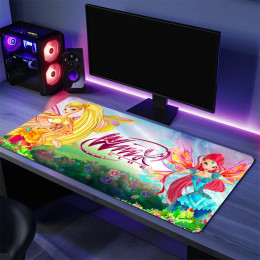 Коврики для мыши Club Нескользящий Lockedge Офисный мультфильм Студент W-W-Winx Игровой утолщенный большой косметический коврик для письма Подушка Коврик для мыши