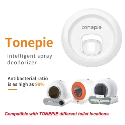 TONEPIE аксессуары для кошачьего туалета, умный спрей, дезодоратор, средство для устранения запаха, очистка воздуха, аксессуары для кошачьего туалета
