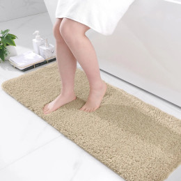 Kitinjoy коврик для ванной из синели из микрофибры, нескользящий толстый коврик для ванной комнаты, моющийся ковер, домашний напольный коврик, супервпитывающий мягкий коврик для ванной