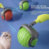 Nteractive Cat Toys Ball Auto Электрический катящийся мяч Игрушки для кошек Домашние животные Умный автоматический тизер USB Перезаряжаемый