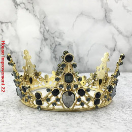 Красивая мини-тиара из АБС-пластика/серебряная модная Корона, пластиковая Тиара для торта с хрустальным жемчугом, украшение для волос для детей