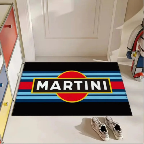 Напольный коврик Martini в гоночном стиле, милый ковер для входной двери или прихожей, противоскользящий коврик для домашнего декора, идеальные любители автомобилей