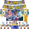 Новый Saint Seiya украшение для дня рождения латексный воздушный шар фон баннер торт Топпер детский душ