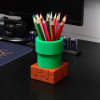 Мультяшная водопроводная труба, 3D-печать, игрушечная модель, человеко-еда, цветок, водопроводник, мясной горшок, горшок для посадки Porcupine
