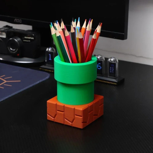 Мультяшная водопроводная труба, 3D-печать, игрушечная модель, человеко-еда, цветок, водопроводник, мясной горшок, горшок для посадки Porcupine