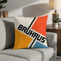 Полукруглая наволочка Bauhaus T-Trendy Lines, плюшевая ткань, мягкая наволочка, двухсторонняя наволочка с принтом, подарки для дома