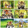 Фон MADAGASCAR для дня рождения, детского душа, украшения, подарки, баннер для сафари в джунглях, детские фоны для фотосъемки