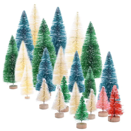 5-16 см мини-елка arbol de navidad поддельные сосны DIY фото реквизит для украшения дома Рождественский подарок на Новый год