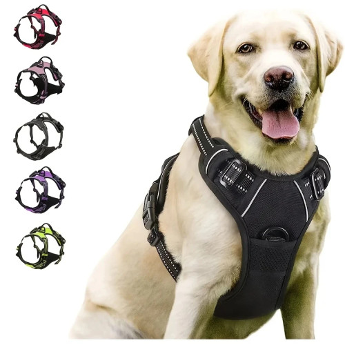 Передний зажим без тягового ремня для Cão grande, Heavy Duty, reflexivo, легкий в управлении, alça, andando