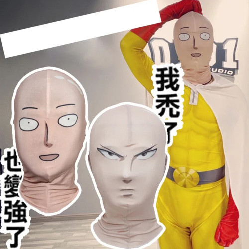 Новая Балаклава ONE PUNCH-MAN Сайтама, лыжный капюшон, велосипедный скейтборд, теплая полнолицевая маска