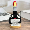 Новые позитивные вязаные крючком куклы F-Bomb с картой, украшение для дома, комнаты, вязаные поощрительные куклы-бомбы ручной работы, рождественские подарки