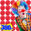 300/1 шт. красный губчатый нос клоуна Цирк косплей костюм на Хэллоуин фестиваль макияж клоун нос принадлежности для рукоделия свадебное украшение