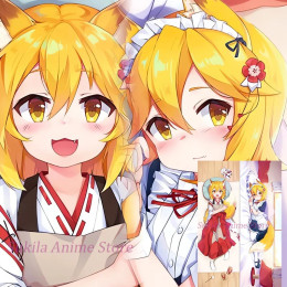 Dakimakura Senko Полезная лиса Сенко-сан Аниме наволочка для тела двусторонняя наволочка с принтом в натуральную величину