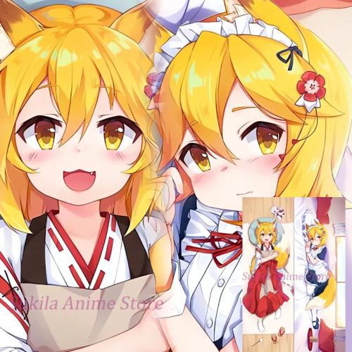 Dakimakura Senko Полезная лиса Сенко-сан Аниме наволочка для тела двусторонняя наволочка с принтом в натуральную величину
