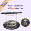 Nicole Quick Магнитный инструмент для установки фитиля для свечей и устройство для центрирования фитиля для изготовления свечей
