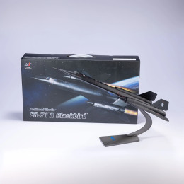 SR71 Металлическая модель самолета в масштабе 1/72 (включая база) Масштабная модель для размещения дома, коллекции и украшения Креативный подарок