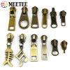 5/10 шт. Meetee 5 #   Бронзовый слайдер на молнии для металлических молний, швейная сумка, съемник на молнии, комплект для ремонта одежды, аксессуары для самостоятельного изготовления
