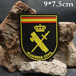 Испанские нашивки из ПВХ с подкладкой на липучке для рюкзаков, одежды, военных аксессуаров