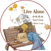 Live Alone Инди Девушка ПЭТ Васи Ленты Товары для рукоделия DIY Скрапбукинг Изготовление карт Декоративная наклейка с планом