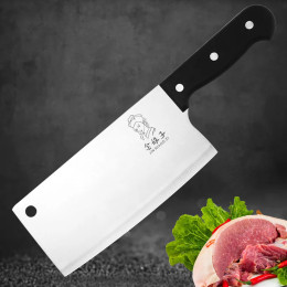 Кухонный нож шеф-повара из нержавеющей стали, нож для мяса, рыбы, овощей, нарезка, профессиональный китайский нож для мясника