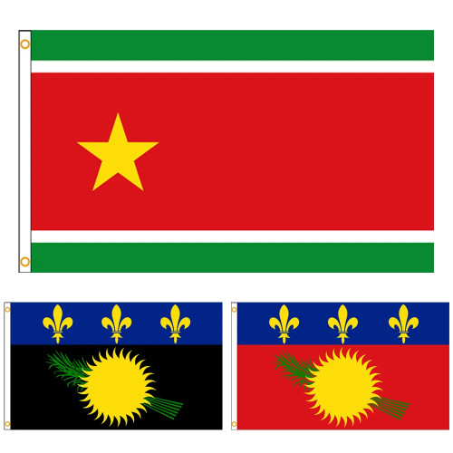 60 × 90 90x150 120 × 180 см Флаг Гваделупы UPLG Полиэстер Печатный Баннер гобелен для декора
