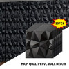 20 шт. 3D настенные панели 30x30 см, украшение для внутренней стены для гостиной, спальни, отеля, офиса, настенная плитка-панель, 3D стикер на стену