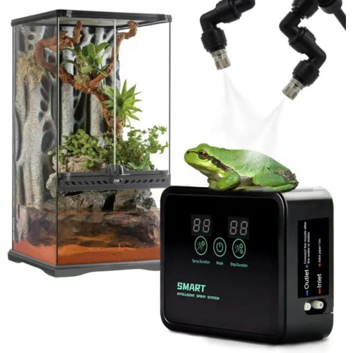 Интеллектуальный увлажнитель Fogger Terrariums Электронный таймер Автоматический туман Тропический лес Распылительная система Комплект Спринклерного управления