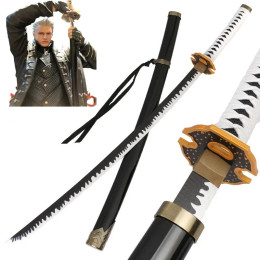 Новейший Devil May Cry косплей Данте бамбуковый собранный меч ролевая игра Virgil Nero Enma Demon Katana 104 см модель оружия