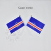 Cape Verde 14*21 см, 10 шт., баннер, ручная махающаяся флаг, национальный флаг для встреч, парад, вечеринки.подвешивание, украшение