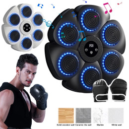 Умная музыкальная боксерская машина с Bluetooth, музыкальная настенная боксерская машина, настенная мишень, подвесной мешок с песком, тренировочный боксерский мешок для реакции